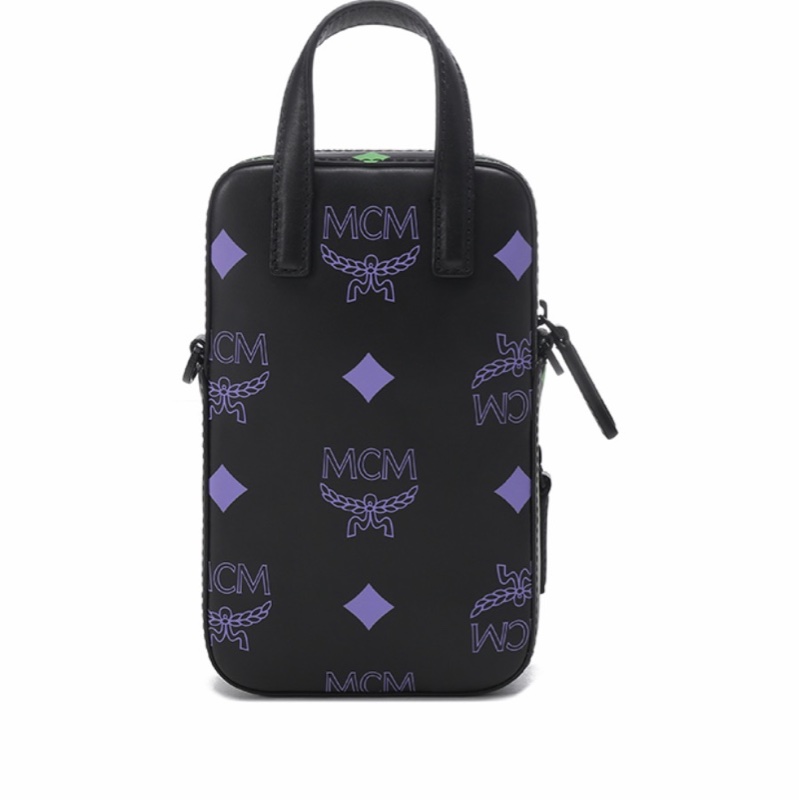 MCM 男士 徽標斜挎包均碼碼15.5 X 10 X 22 CM-5