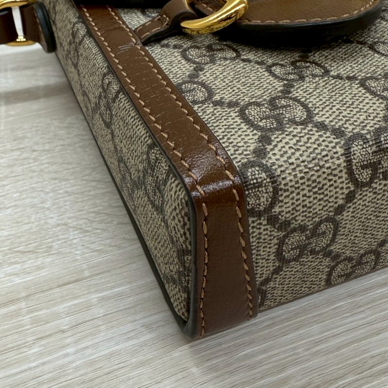 GUCCI老花1955復古手機包-8