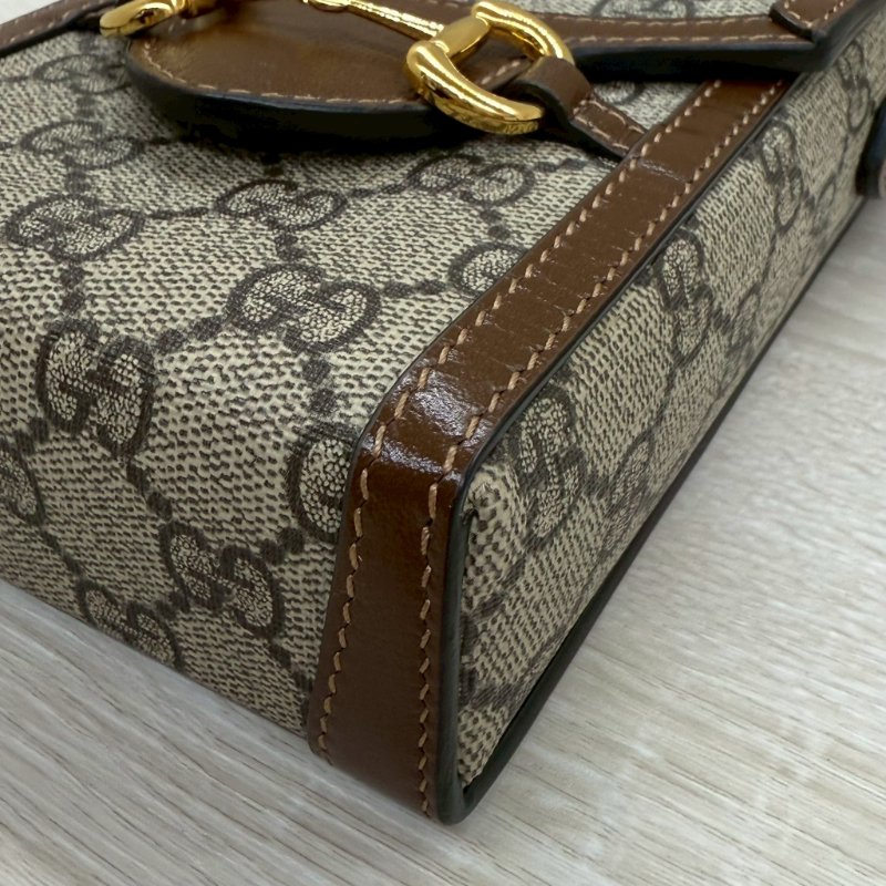 GUCCI老花1955復古手機包-9