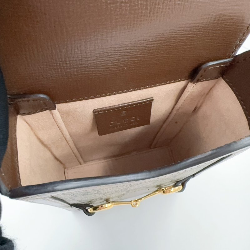 GUCCI老花1955復古手機包-18