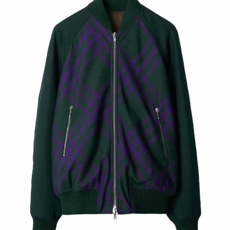 Burberry 男士 格紋雙面飛行員夾克XXS XS S M L XL碼-0