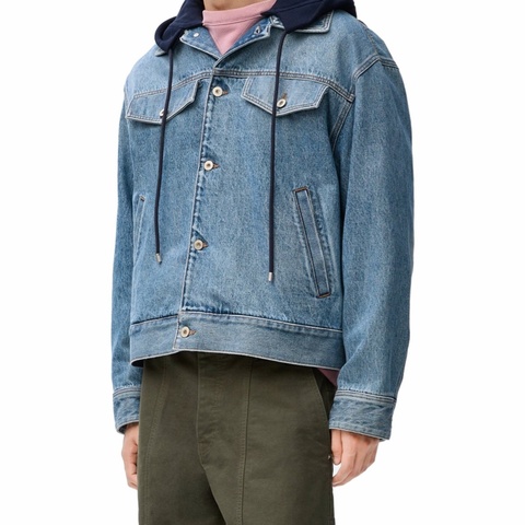 Loewe 男士 單排扣牛仔夾克IT-44 IT-46 IT-48 IT-52