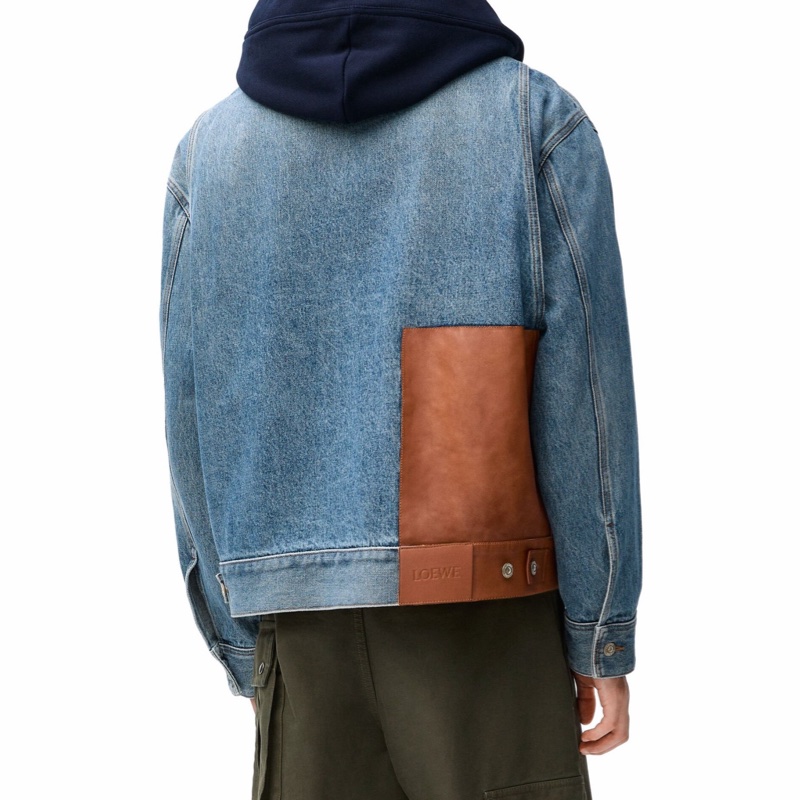 Loewe 男士 單排扣牛仔夾克IT-44 IT-46 IT-48 IT-52-1