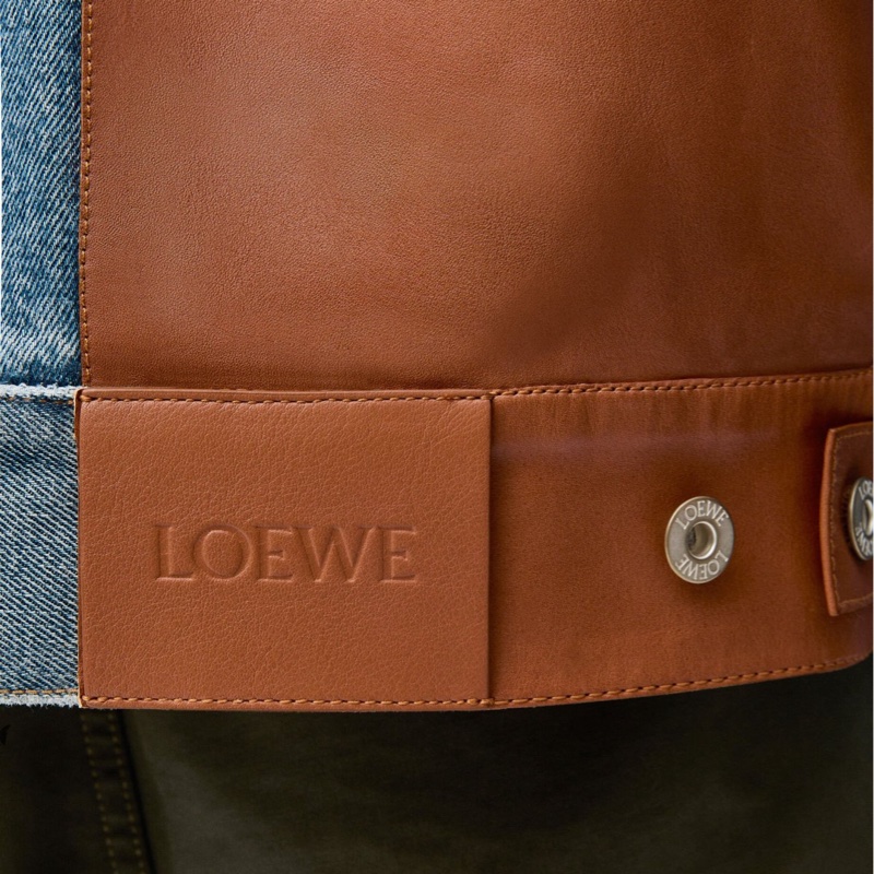 Loewe 男士 單排扣牛仔夾克IT-44 IT-46 IT-48 IT-52-3
