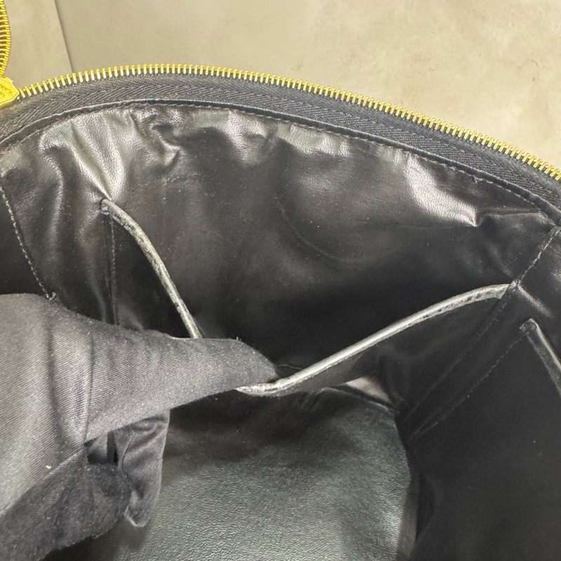 Chanel 菱格漆皮化妝包 手提 斜背 中古 vintage 二手-19