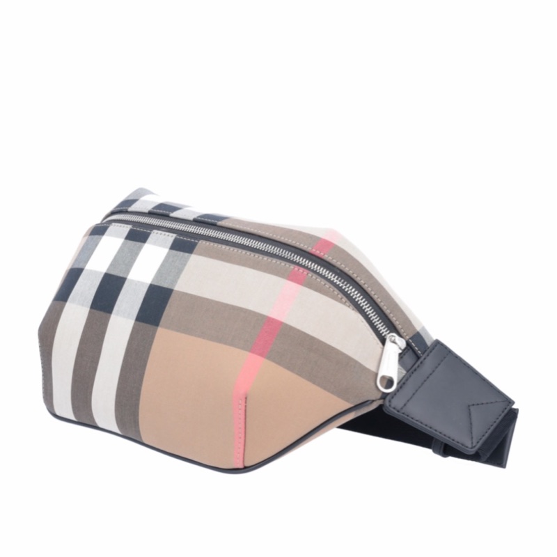 Burberry 男女同款 SONNY格紋圖案腰包均碼碼28cm*9cm*16cm-1