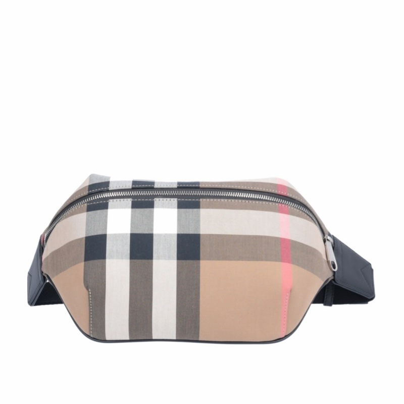 Burberry 男女同款 SONNY格紋圖案腰包均碼碼28cm*9cm*16cm-2