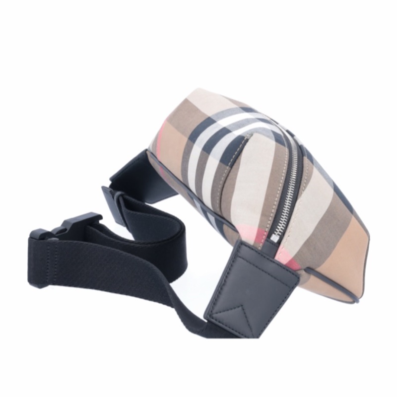 Burberry 男女同款 SONNY格紋圖案腰包均碼碼28cm*9cm*16cm-3