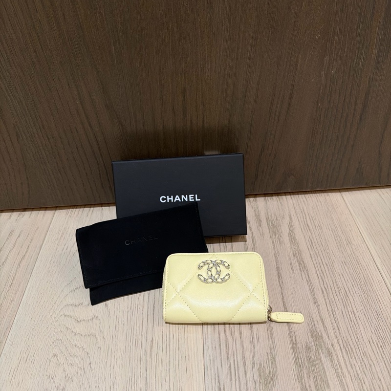 Chanel 小雞黃19 卡包-14