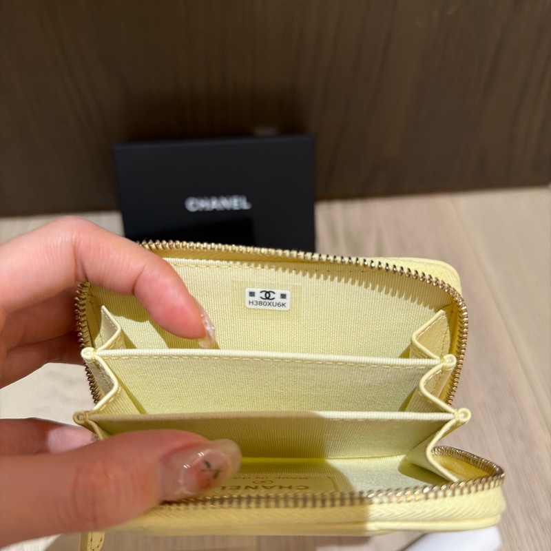 Chanel 小雞黃19 卡包-15