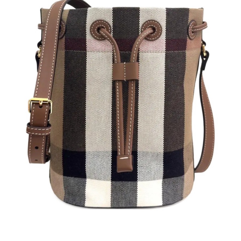 Burberry 女士 小號抽繩水桶包均碼碼小號、22cm*13cm*26cm-0