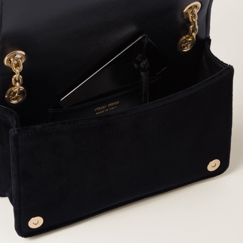 Miu Miu 女士 迷你Matelassé徽標單肩包均碼碼MINI、19cm*4.5cm*12.5cm-5