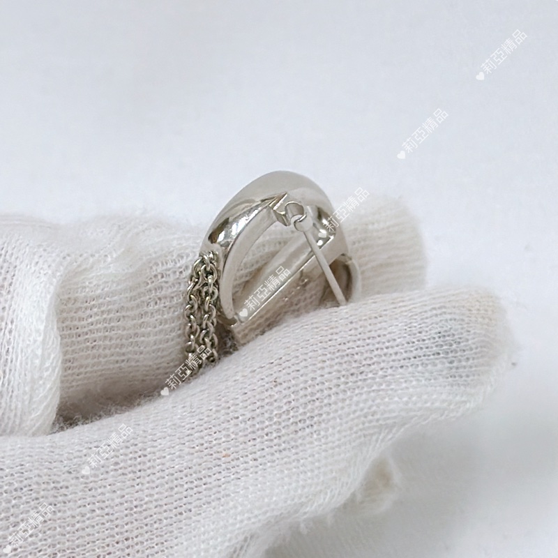 莉亞精品♡ Dior 銀色胸針 二手美品-6