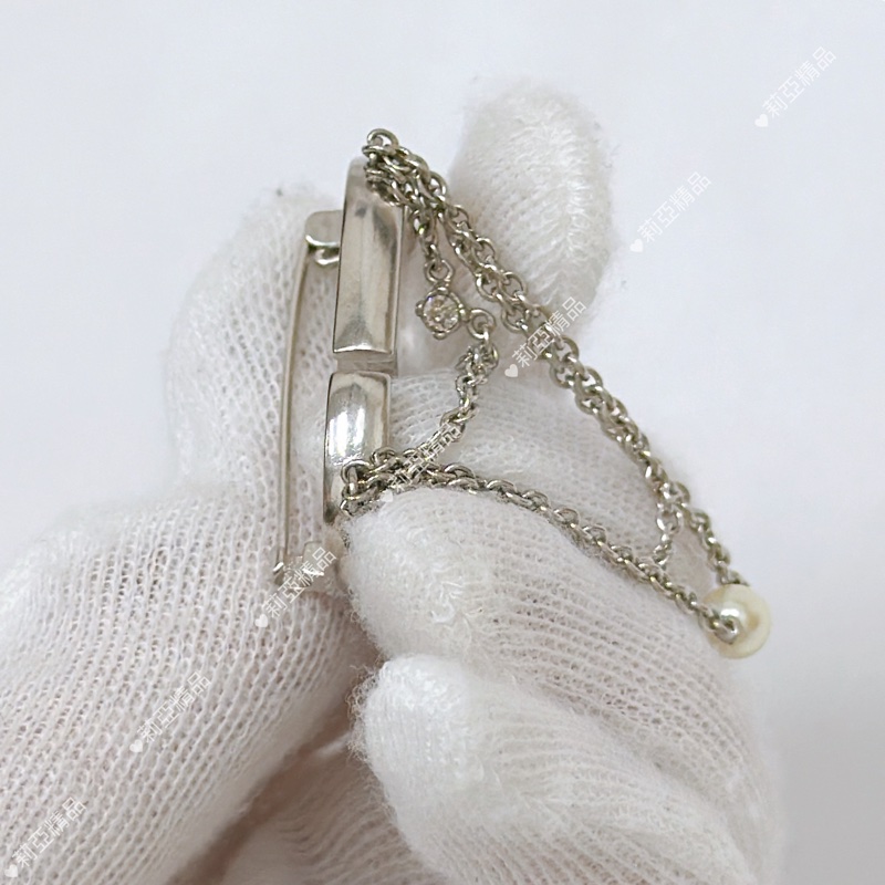 莉亞精品♡ Dior 銀色胸針 二手美品-7