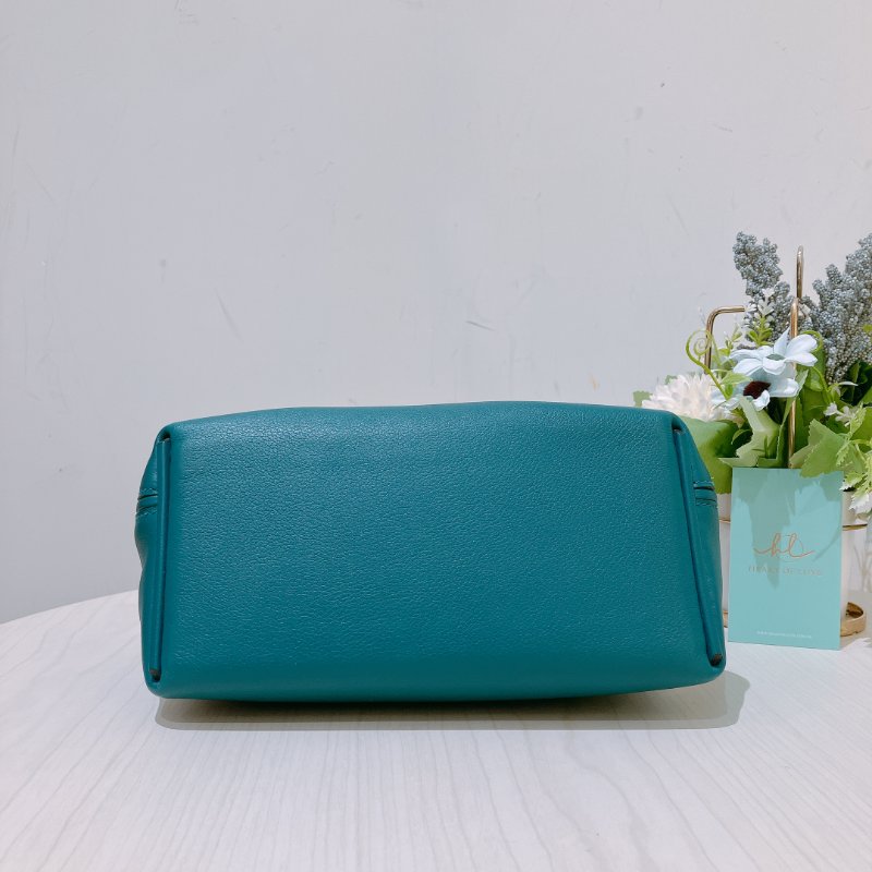 TK1923 愛馬仕2424  迷你包 2424 Mini Swift W0 Vert Bosphore-6