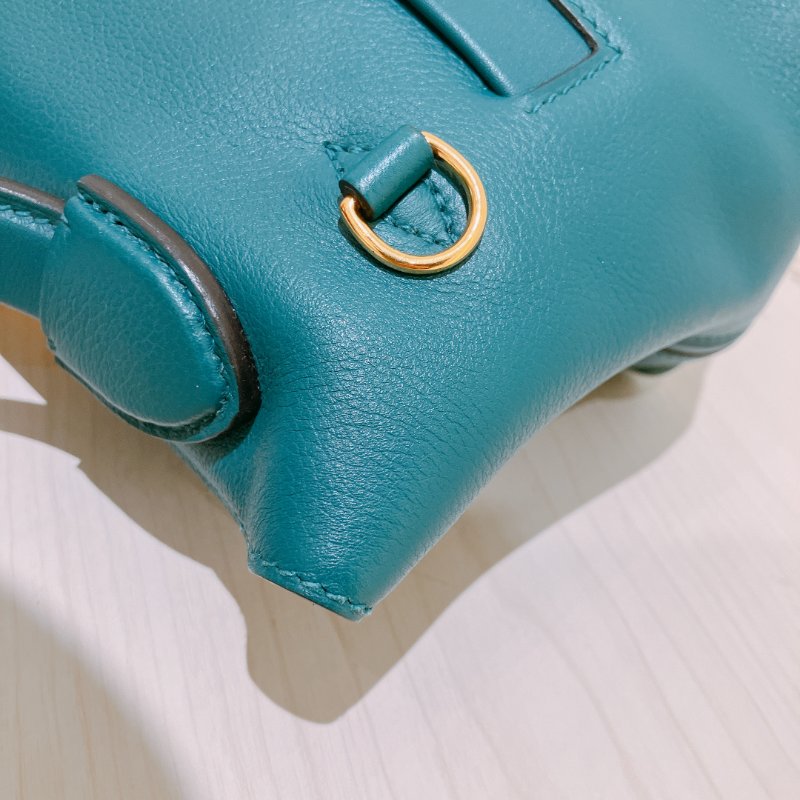 TK1923 愛馬仕2424  迷你包 2424 Mini Swift W0 Vert Bosphore-20