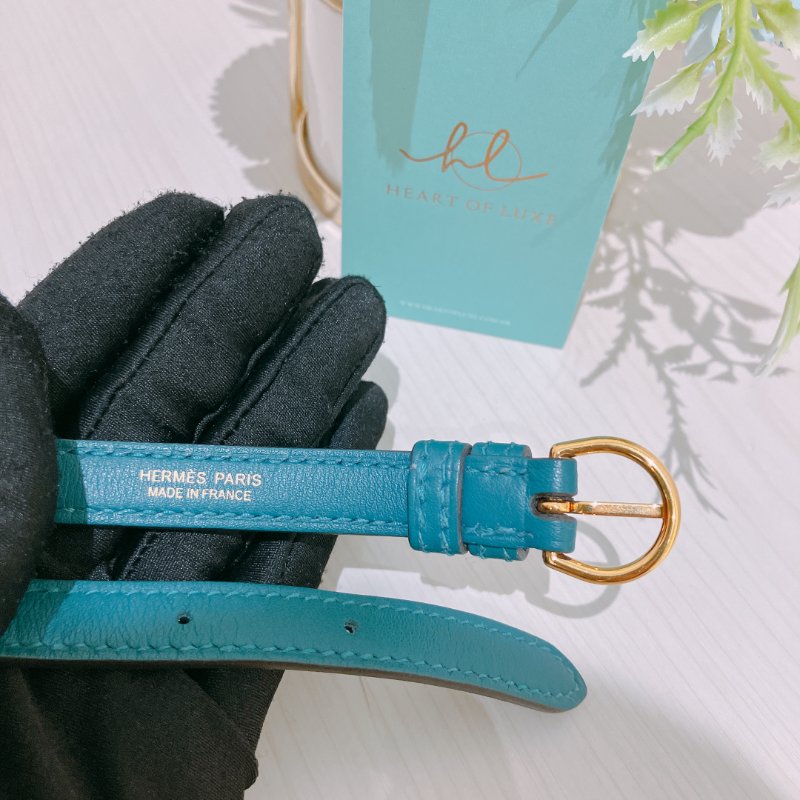 TK1923 愛馬仕2424  迷你包 2424 Mini Swift W0 Vert Bosphore-36