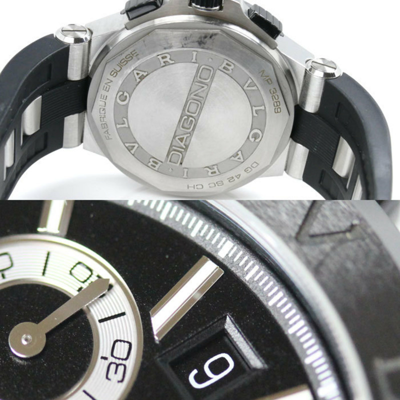 寶格麗 Diagono 系列陶瓷計時自動腕錶 DG42SCCH 男士-5