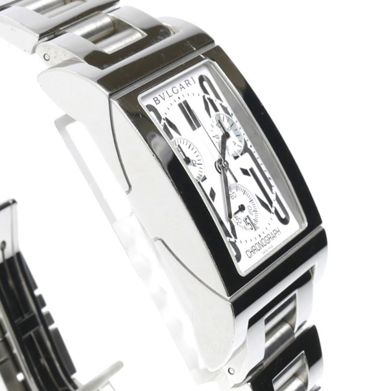 寶格麗 Rettangolo 計時腕錶，電池驅動，男士，RTC49S-2