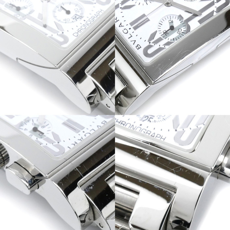 寶格麗 Rettangolo 計時腕錶，電池驅動，男士，RTC49S-7