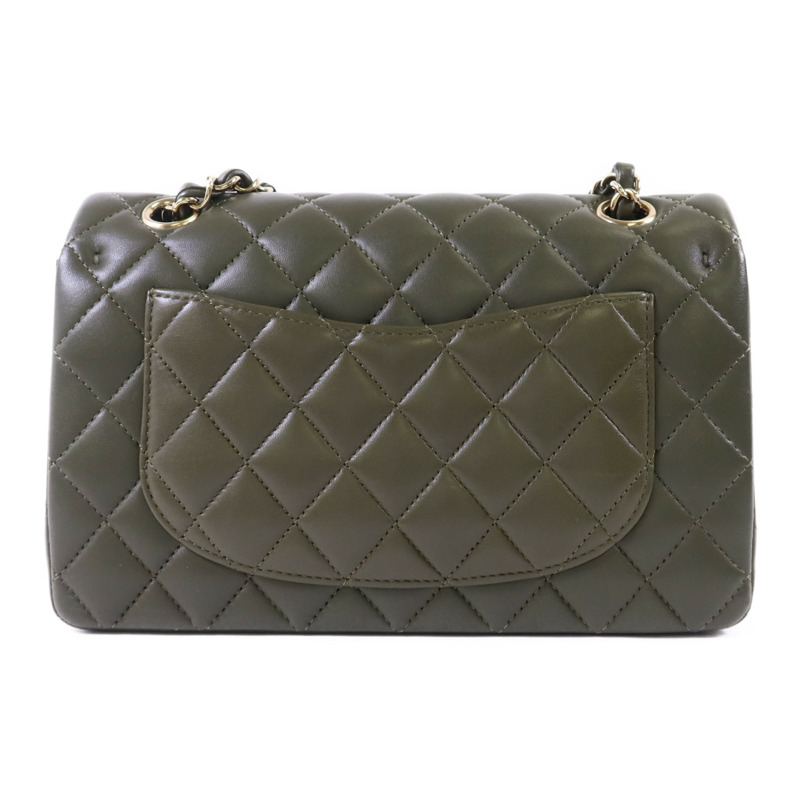 CHANEL 羊皮皮革Classic 23金扣鏈帶肩背袋-1