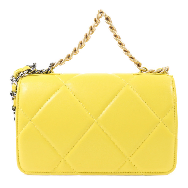 CHANEL 羊皮皮革C19 Wallet On Chain手挽肩背兩用袋-1