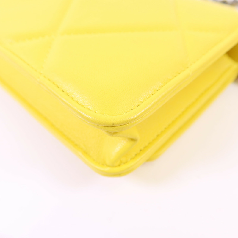 CHANEL 羊皮皮革C19 Wallet On Chain手挽肩背兩用袋-14