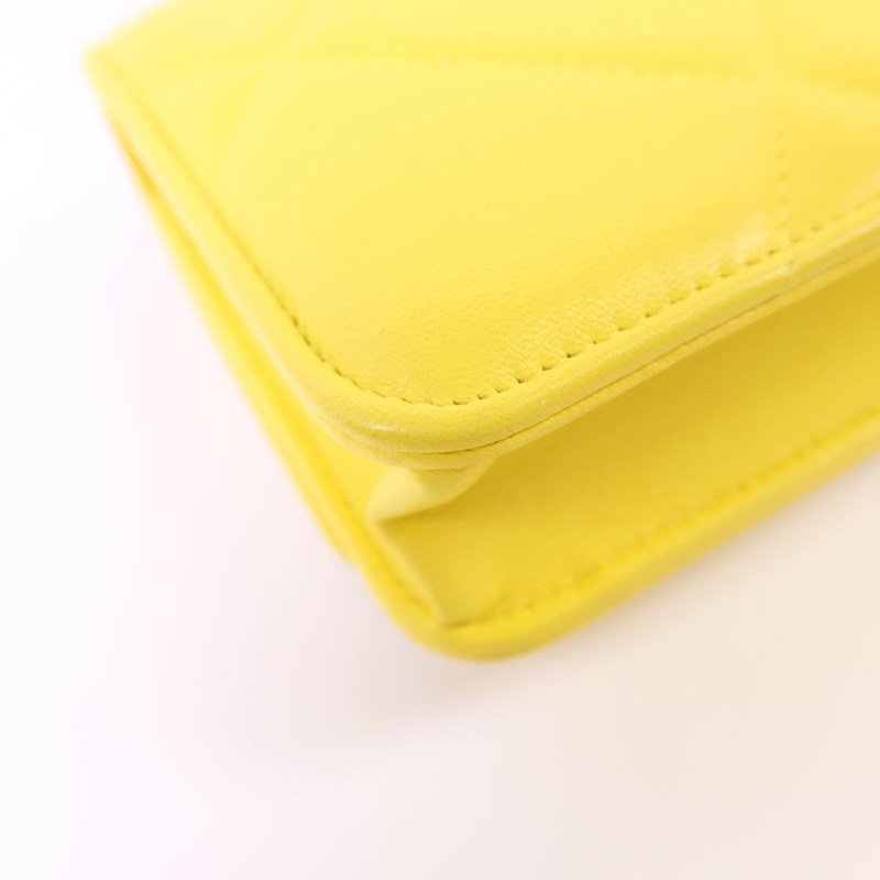 CHANEL 羊皮皮革C19 Wallet On Chain手挽肩背兩用袋-15