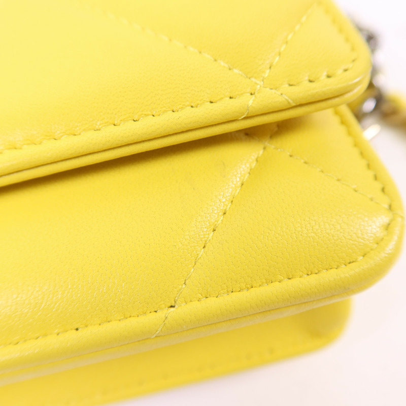 CHANEL 羊皮皮革C19 Wallet On Chain手挽肩背兩用袋-19