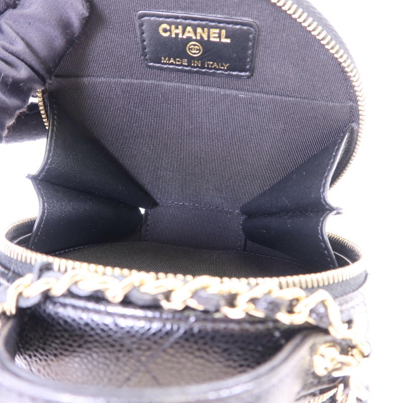 CHANEL 牛皮皮革2 Way Shoulder Bag金扣手挽肩背兩用袋-4