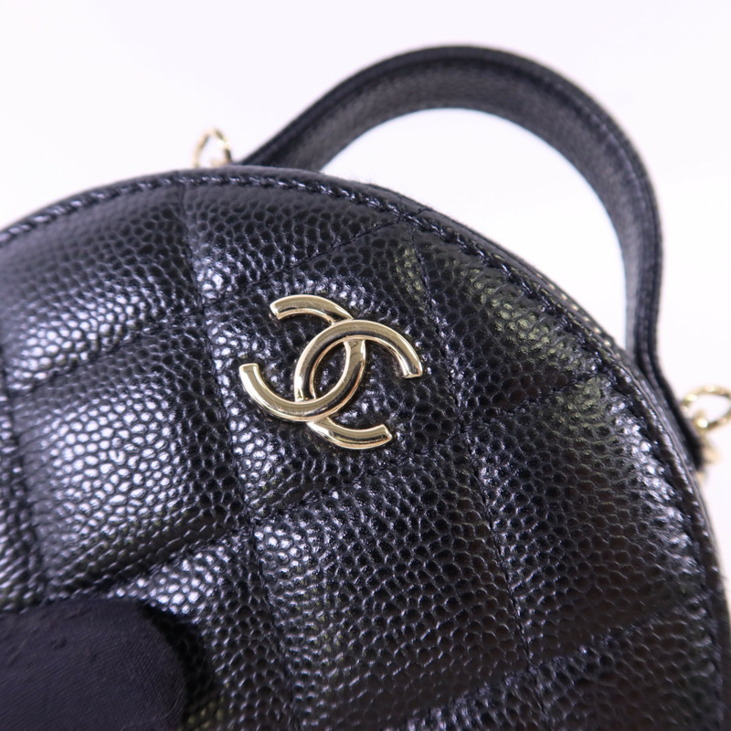 CHANEL 牛皮皮革2 Way Shoulder Bag金扣手挽肩背兩用袋-11