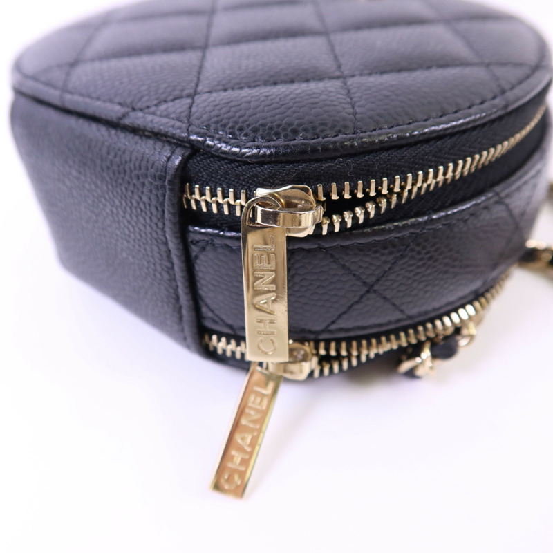 CHANEL 牛皮皮革2 Way Shoulder Bag金扣手挽肩背兩用袋-12