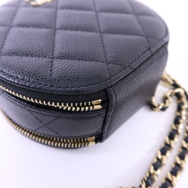 CHANEL 牛皮皮革2 Way Shoulder Bag金扣手挽肩背兩用袋-14