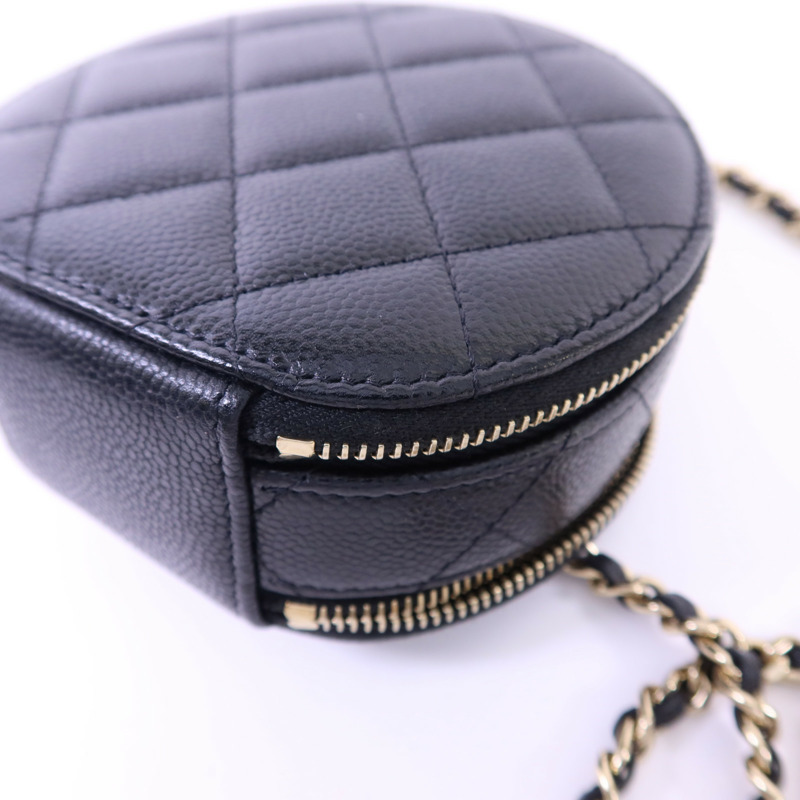 CHANEL 牛皮皮革2 Way Shoulder Bag金扣手挽肩背兩用袋-15