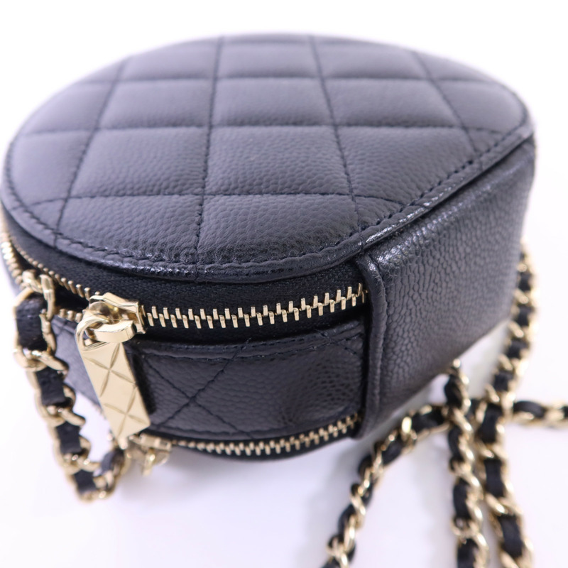 CHANEL 牛皮皮革2 Way Shoulder Bag金扣手挽肩背兩用袋-16