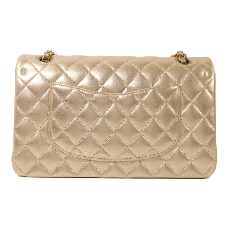 CHANEL 牛皮皮革Classic 25金扣鏈帶肩背袋-1