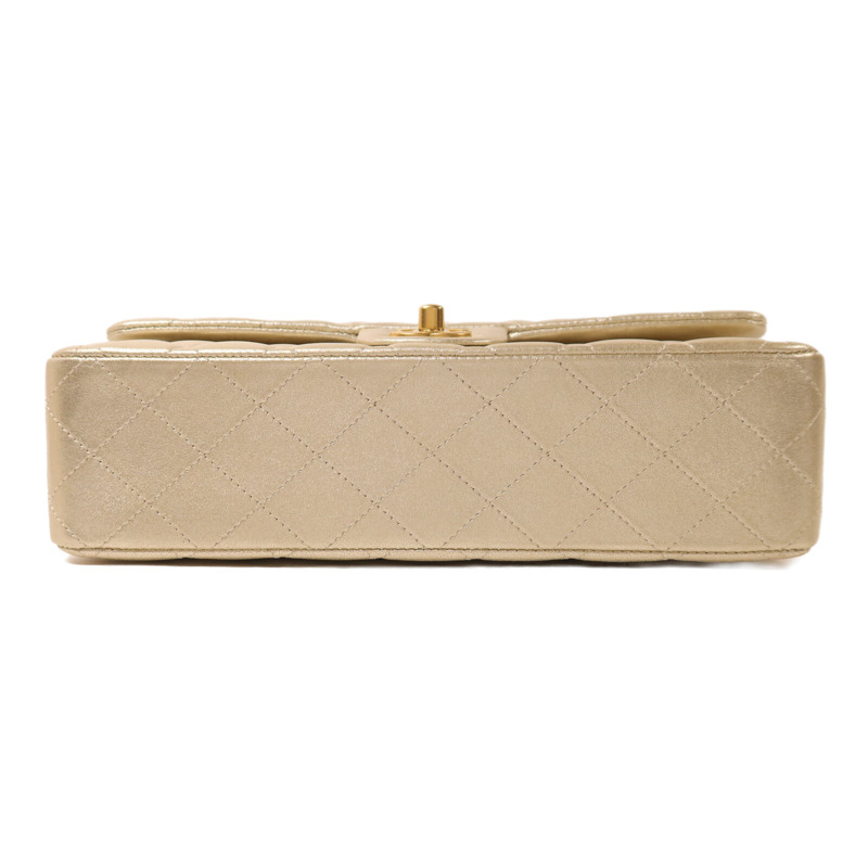 CHANEL 牛皮皮革Classic 25金扣鏈帶肩背袋-3