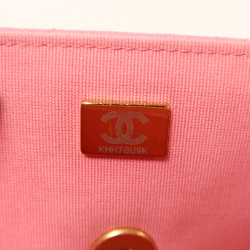 CHANEL 牛皮皮革Chain Shoulder金扣鏈帶肩背袋-6