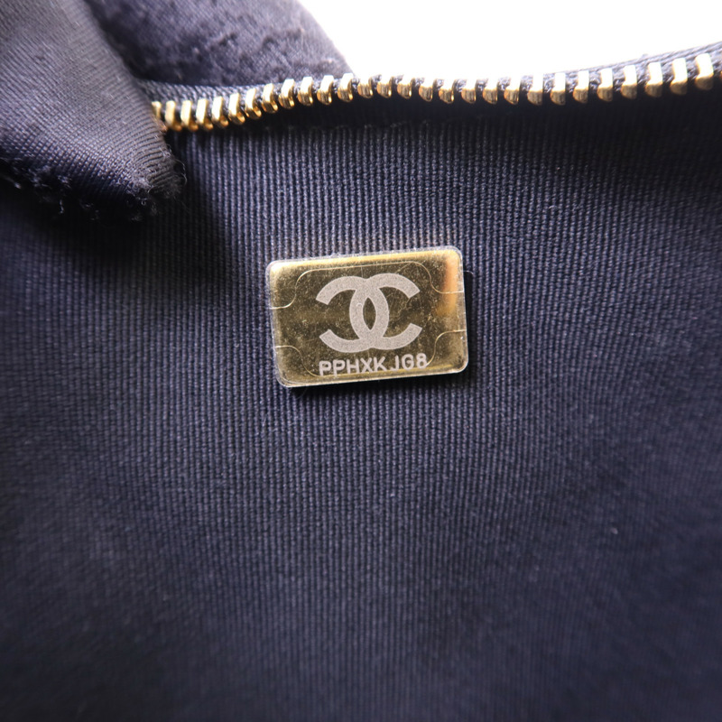 CHANEL 羊皮皮革Matelasse Hobo金扣鏈帶肩背袋-7