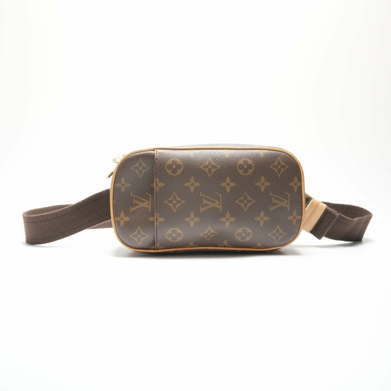 路易威登 Monogram Pochette Ganju 單肩包，棕色，2000 年-1
