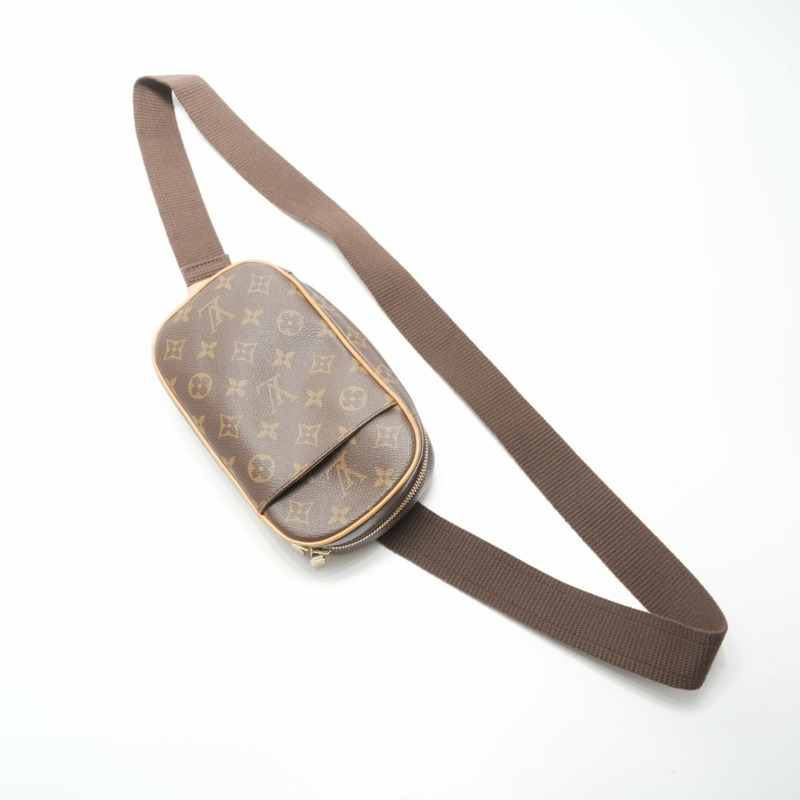 路易威登 Monogram Pochette Ganju 單肩包，棕色，2000 年-8