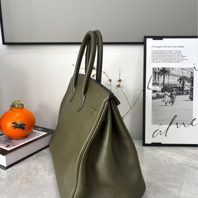 好價🫧愛馬仕Birkin35橄欖綠togo皮 T刻 原始好成色 漏漏價 全網-2