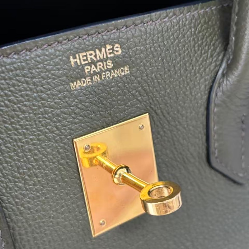 好價🫧愛馬仕Birkin35橄欖綠togo皮 T刻 原始好成色 漏漏價 全網-6