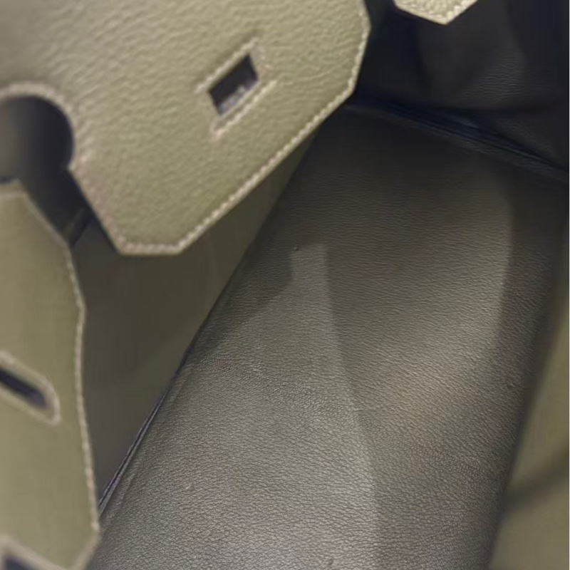 好價🫧愛馬仕Birkin35橄欖綠togo皮 T刻 原始好成色 漏漏價 全網-7