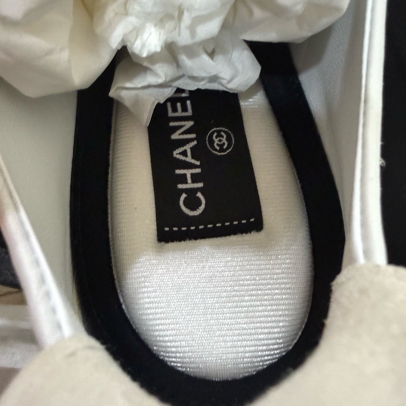 💖Chanel 26P最美 德訓鞋 白色38號💖 全新-6