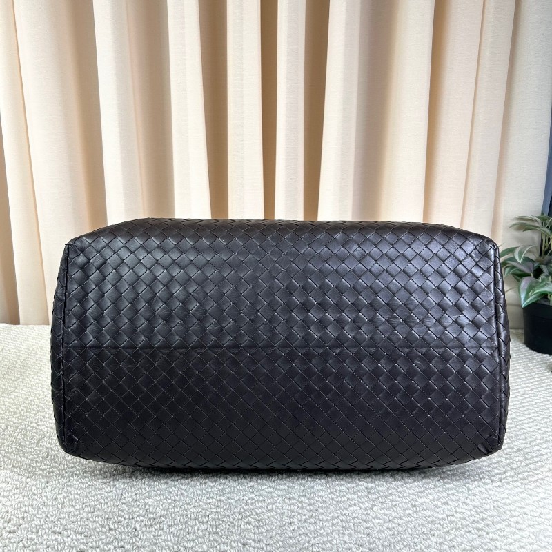 BV葆蝶家羅馬深棕色編織手提單肩包 經典款 容量大 通勤出門都很實用-7