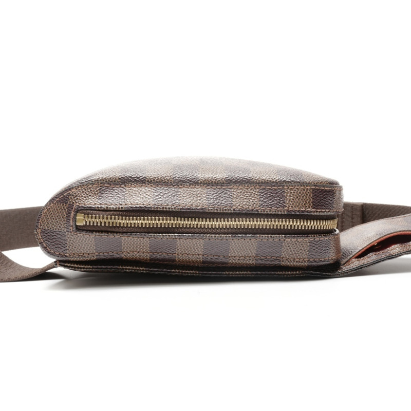 路易威登 Damier Geronimos 單肩包,棕色,2000 年-3
