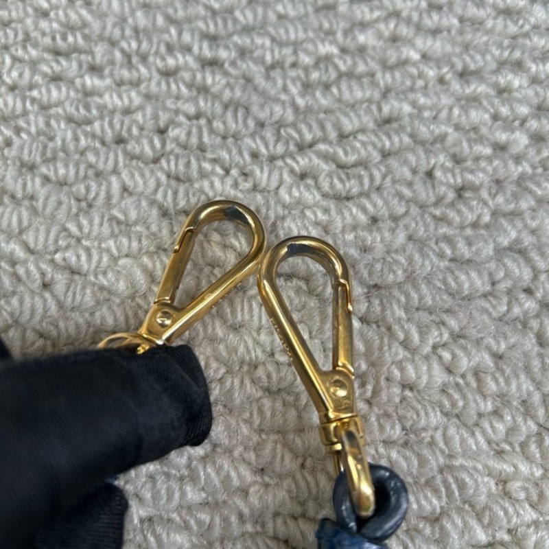 Prada普拉達藍色殺手包手提包 有肩帶 可單肩可斜挎 容量大超實用-14