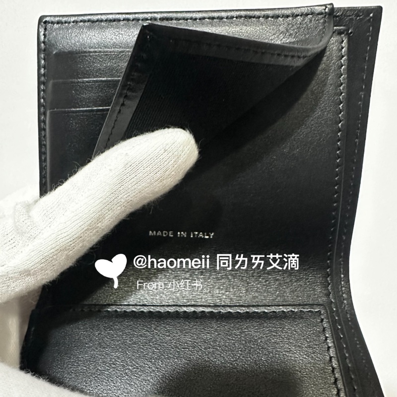 Chanel Boy 三折短夾 黑色銀扣-8