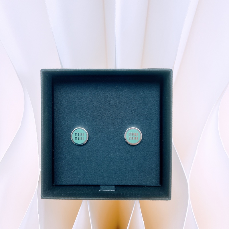 Miu miu 豆豆圓餅耳環-0